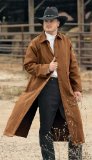 old west style duster coat  similar to frock coat styles